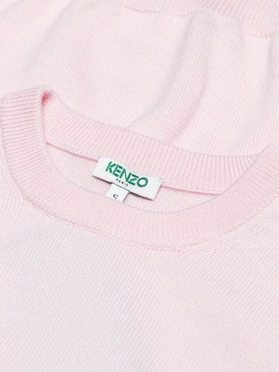 Shop Kenzo K Knit Jumper In Pink