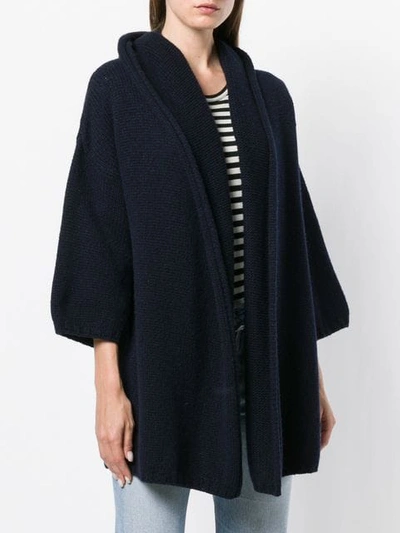 Shop Incentive! Cashmere Cashmere Chunky Cardigan In Blue