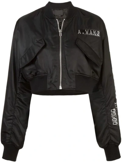 Shop Alexander Wang 'credit Card' Bomberjacke - Schwarz In Black