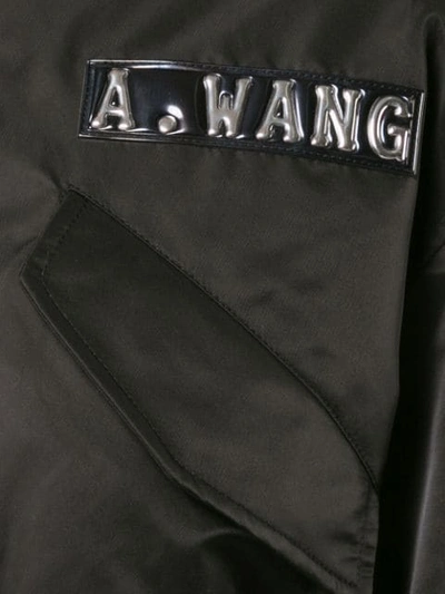 Shop Alexander Wang 'credit Card' Bomberjacke - Schwarz In Black
