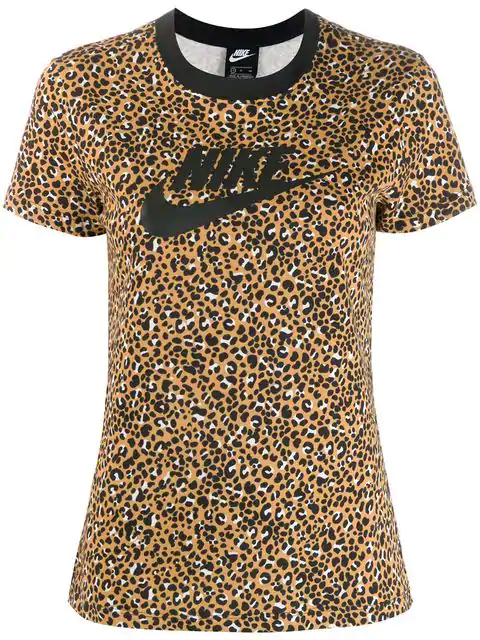 nike shirt with leopard print