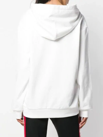 Shop Dolce & Gabbana 'l'amore È Bellezza' Hoodie In White