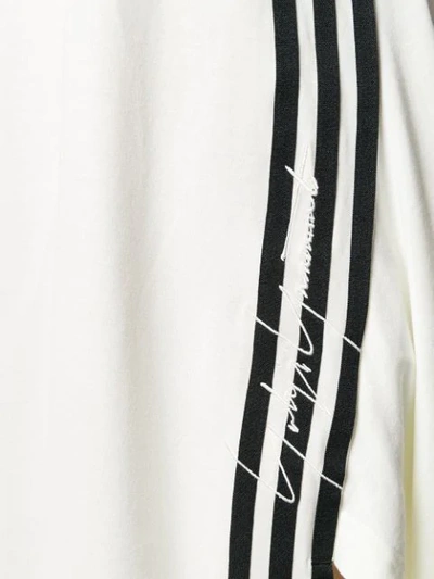Shop Y-3 Side Stripe Dress In White