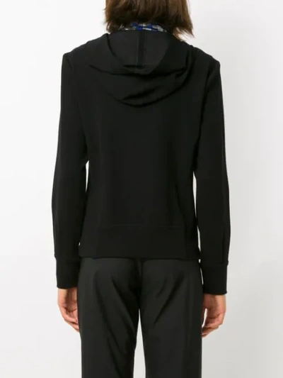 Shop Alcaçuz Libelula Hooded Jacket In Black