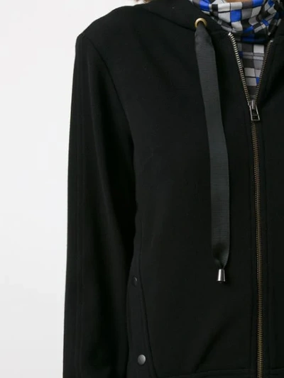 Shop Alcaçuz Libelula Hooded Jacket In Black