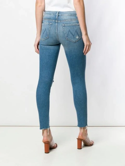 Shop Mother Megan Skinny Jeans In Blue