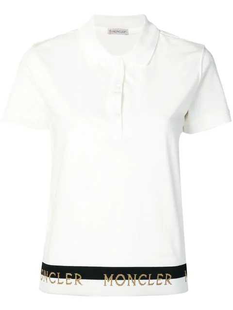 moncler logo polo shirt