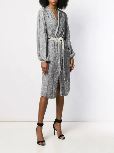 Retroféte Retrofete Audrey Robe Dress In Silver