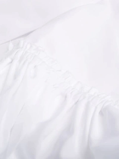 Shop Neil Barrett Ruffle Sleeve Blouse In White