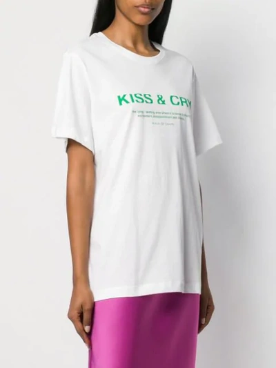 Shop Walk Of Shame Kiss & Cry T In White