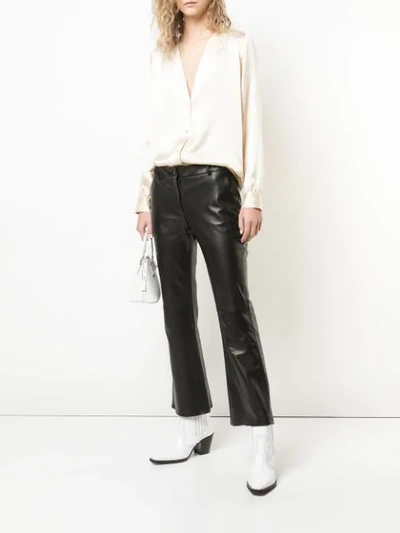 Shop Nili Lotan Caden Trousers In Black