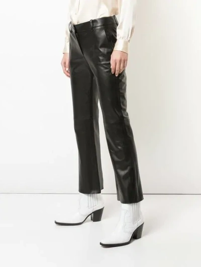 Shop Nili Lotan Caden Trousers In Black