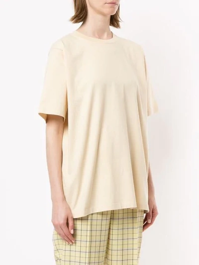 Shop Golden Goose Oversized T-shirt In Yellow
