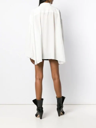 Shop Redemption Oversized Long-sleeve Shirt In White