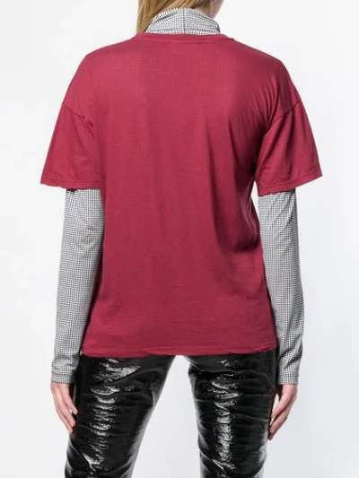 Shop Adaptation Oversized Printed T In Red