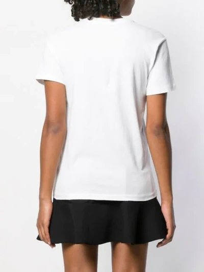 Shop Polo Ralph Lauren T-shirt Mit Logo-print In White