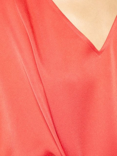 Shop Ingie Paris Tie Detail Dress In Red