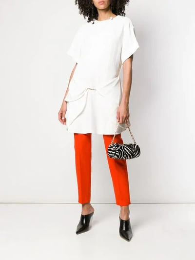 Shop Victoria Beckham Relaxed-fit Blouse In White