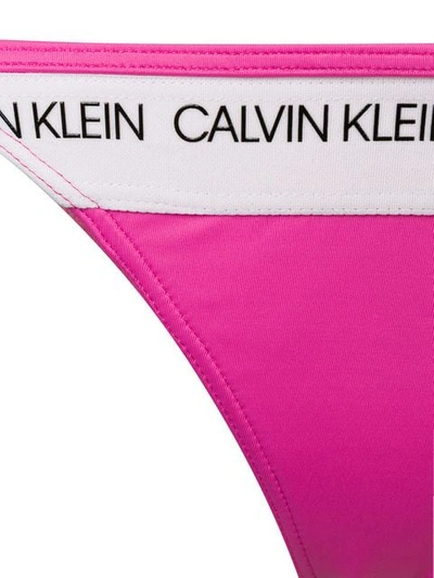 Shop Calvin Klein Branded Bikini Bottom - Pink