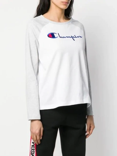 Shop Champion Logo Jersey Top - White