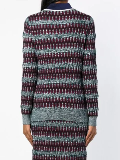 Shop Carven Knitted Sweater - Red