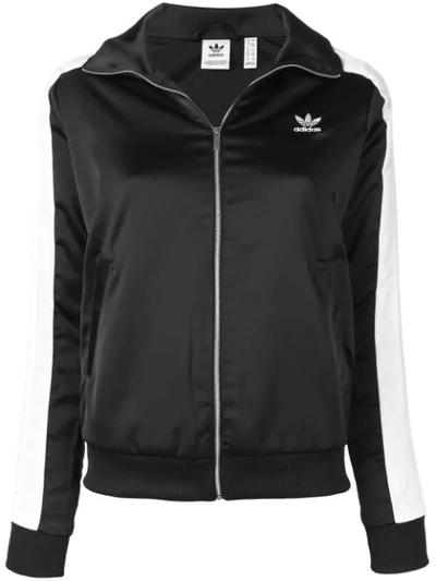 Shop Adidas Originals Panelled Track Jacket In Black