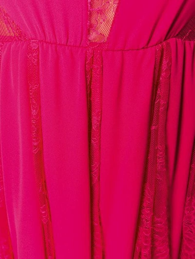ANIYE BY SHEER LACE PANEL DRESS - 粉色