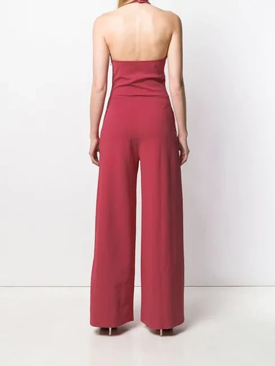 Shop Stella Mccartney Jumpsuit Mit Oversized-revers In 6559 Pink