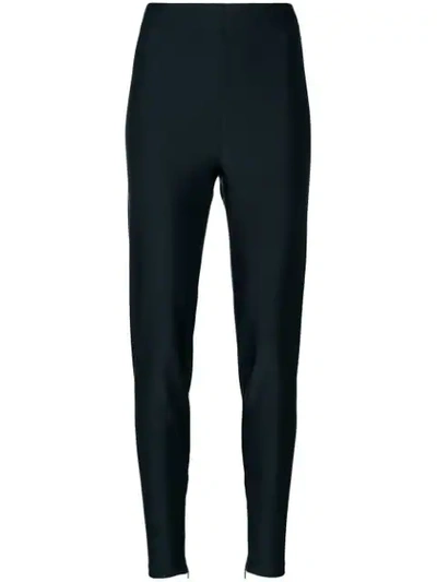 Shop Versace Leggings Mit Hohem Bund In Black