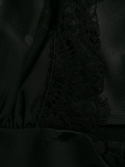Shop Mcq By Alexander Mcqueen Long Sparrow Print Dress In Black