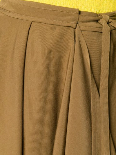 Shop Lemaire A-line Skirt - Brown