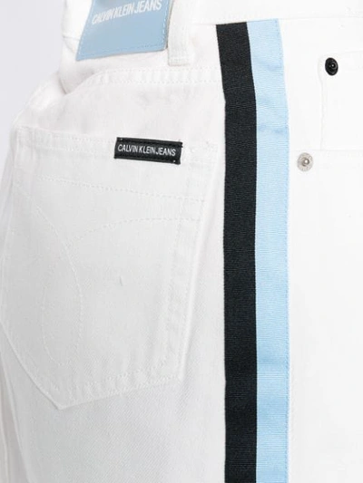Shop Calvin Klein Jeans Est.1978 Denim Mini Skirt In White