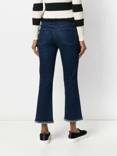 flared cropped jeans