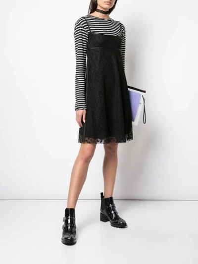 Shop Marc Jacobs Besticktes Kleid - Schwarz In Black
