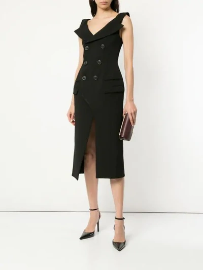 Shop Camilla And Marc Tailored Dress In Black