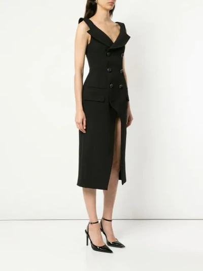 Shop Camilla And Marc Tailored Dress In Black