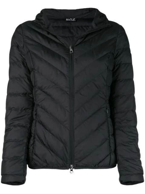 black ea7 puffer jacket
