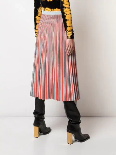 Shop Proenza Schouler Jacquard Knit Skirt In Blue