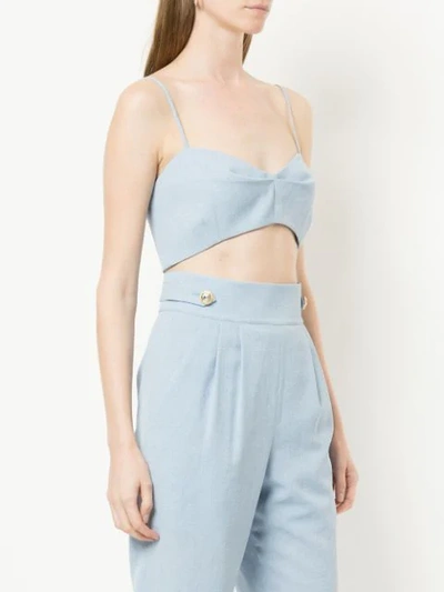 Shop Alice Mccall Persuasive Crop Top - Blue