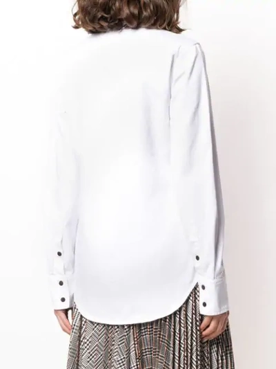 CALVIN KLEIN 205W39NYC 超大款衬衫 - 白色