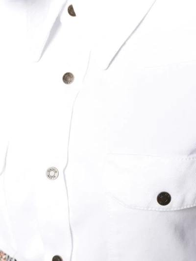CALVIN KLEIN 205W39NYC 超大款衬衫 - 白色