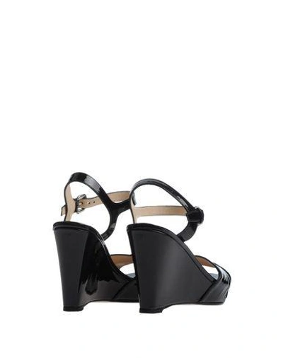 Shop Prada Sandals In Black