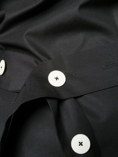 Shop A.w.a.k.e. Structured Buttoned Dress - Black