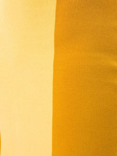 Shop Nagnata Colour Block Mini Dress In Yellow