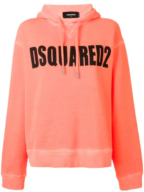 dsquared2 orange sweatshirt