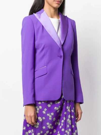 Shop P.a.r.o.s.h . Blazer Jacket - Purple