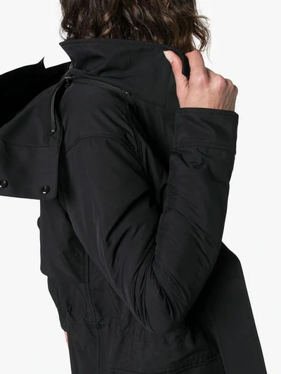 Shop Canada Goose Cavalry Trench Coat In Black