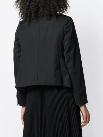 Shop Comme Des Garçons Noir Kei Ninomiya Embellished Blazer - Black