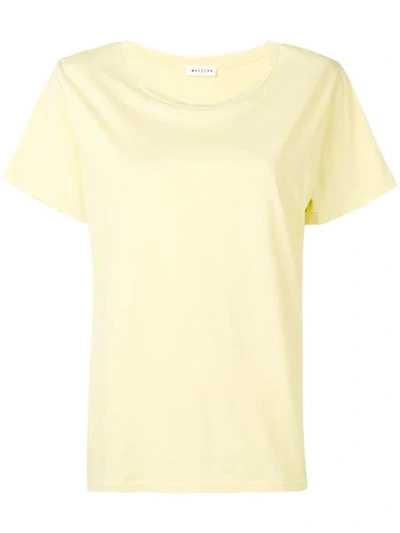 Shop Masscob Novo T-shirt In Yellow