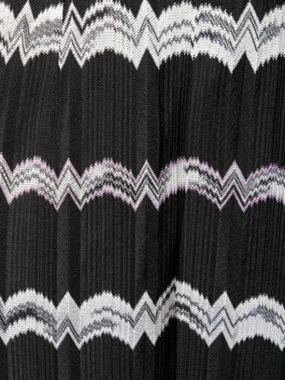 Shop Missoni Striped Knit Jumpsuit In Black
